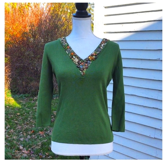 Joseph Sweaters - NWOT Joseph A paris London New York beaded sweater